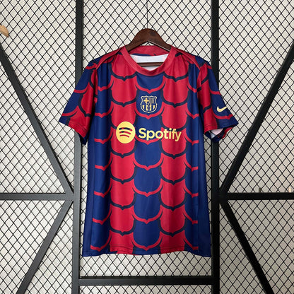 2024/2025 Barcelona Training Wear Red-blue Football Shirt 1:1 Thai Quality