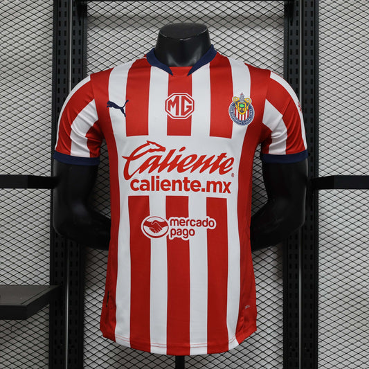 2024/2025 Player Version Chivas Home Soccer Jersey 1:1 Thai Quality