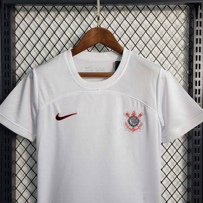 2023/2024 Corinthians Home Football Shirt 1:1 Thai Quality Kids Size