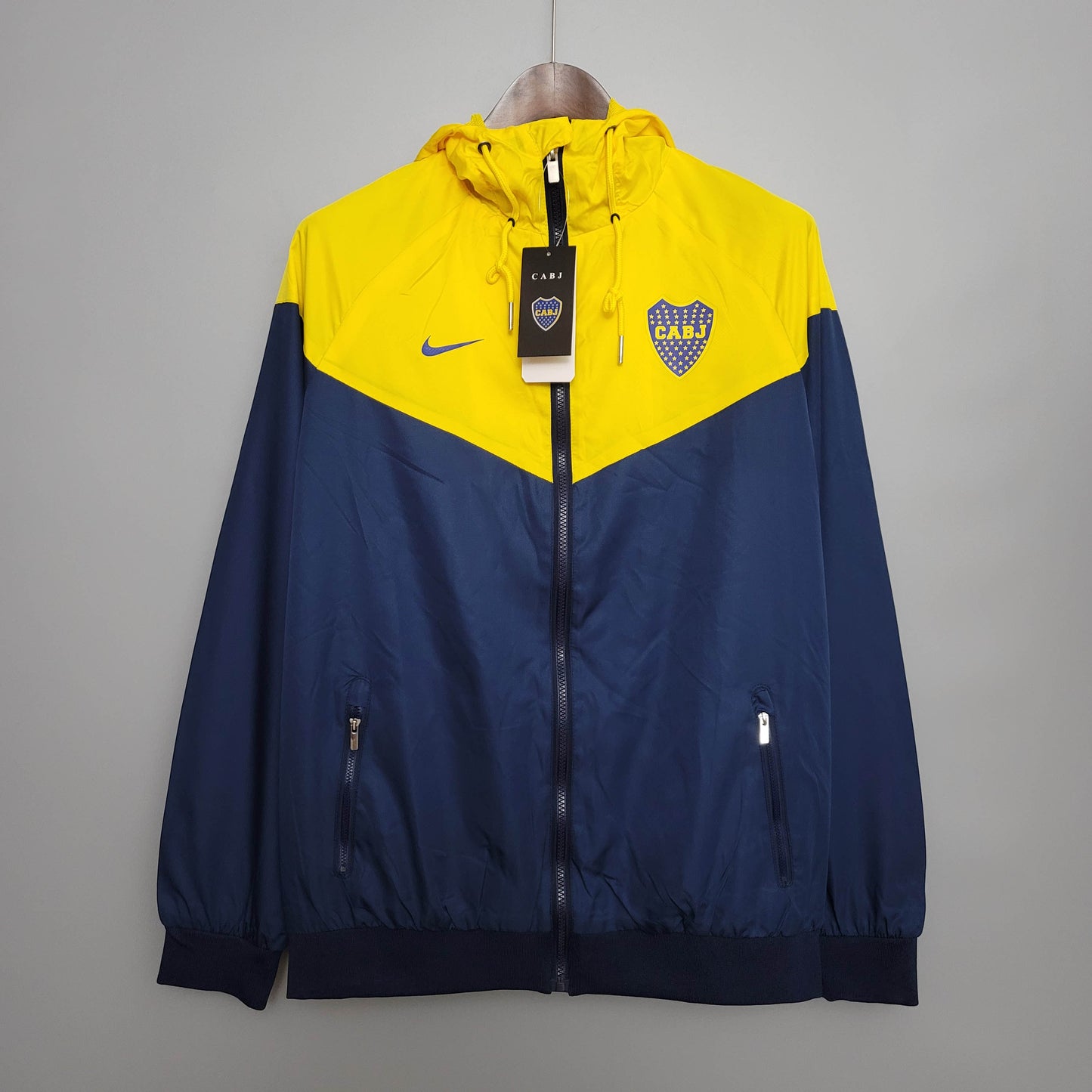 2021 Windbreaker Blue-Yellow Boca Juniors Jersey 1:1 Thai Quality