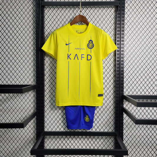 2023/2024 Al-Nassr Home Football Shirt Kids Size