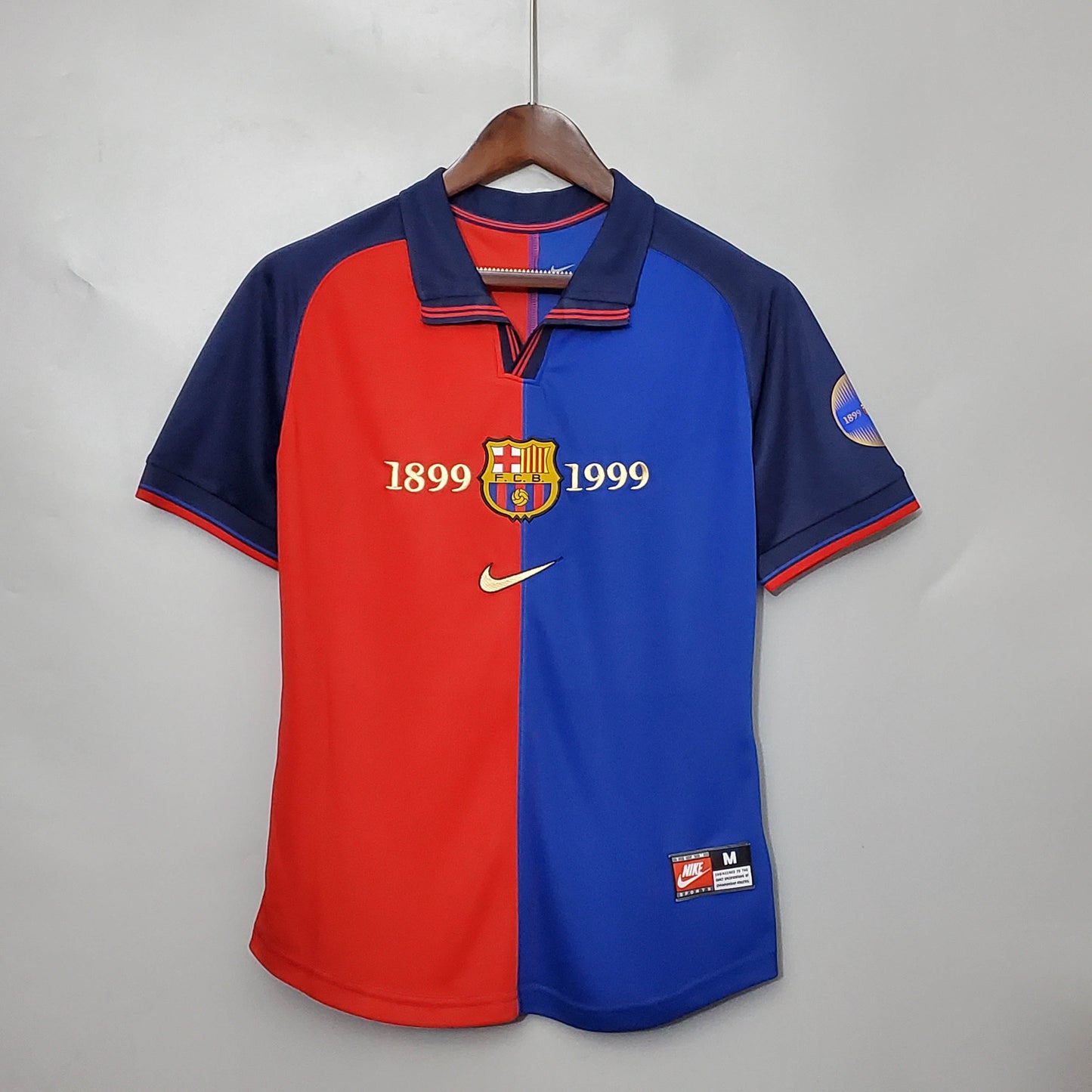 1999/2000 Retro Barcelona Home 100th Anniversary Version Football Shirt 1:1 Thai Quality