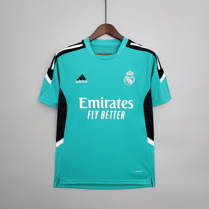 2021/2022 Real Madrid Training Wear Football Shirt Green