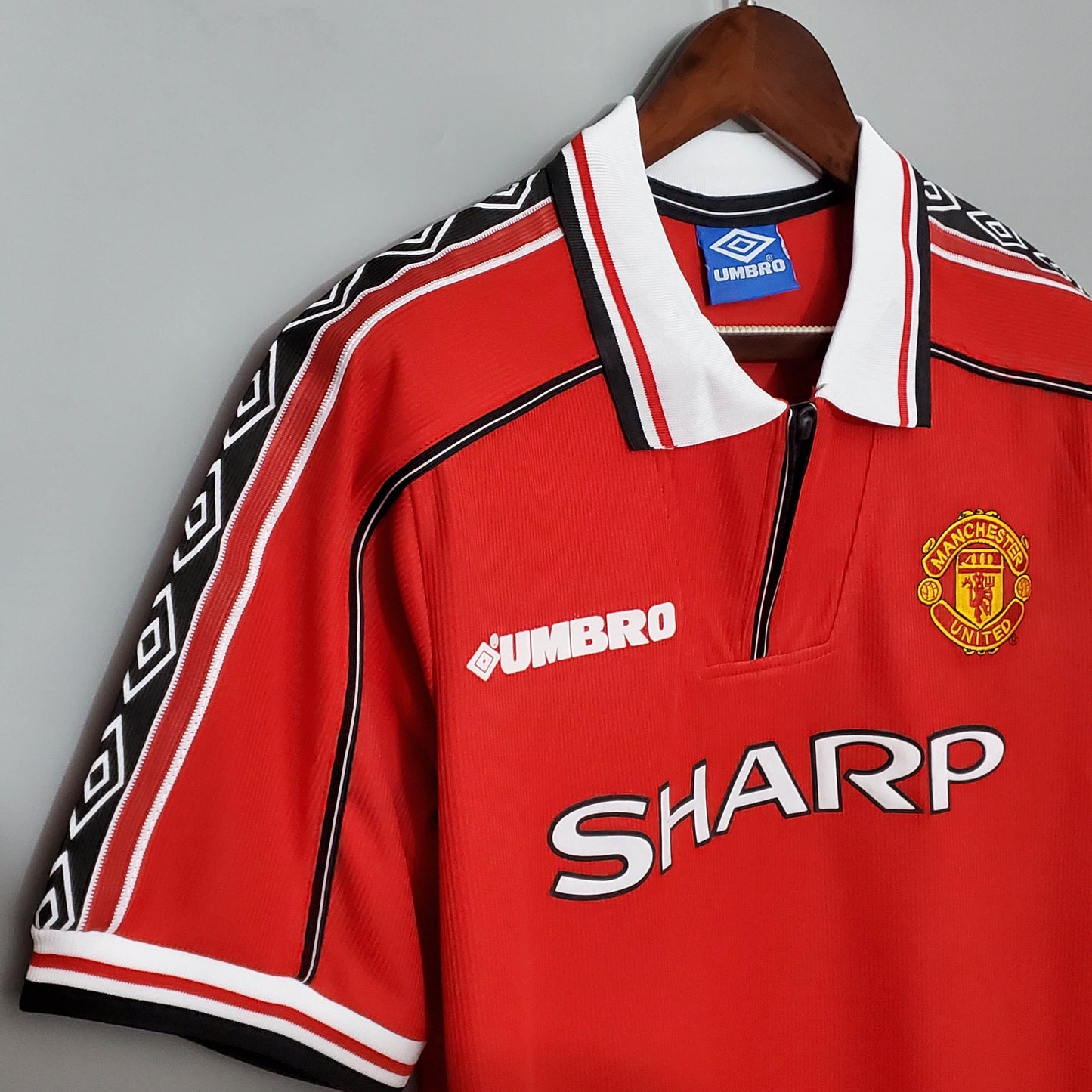 1998/1999 Retro Manchester United Home Football Shirt 1:1 Thai Quality