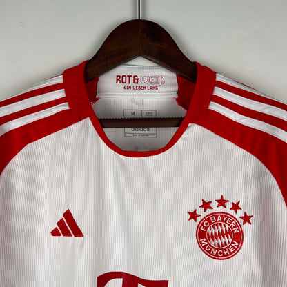 2023/2024 Long Sleeve Bayern Munich Home Football Shirt 1:1 Thai Quality