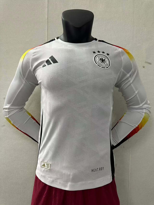 2024 Player Version Long Sleeve Germany Home Football Shirt 1:1 Thai Quality