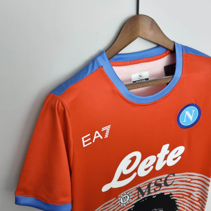 Napoli Soccer Commemorative Edition Red Jersey 2021/2022 1:1 Thai Quality