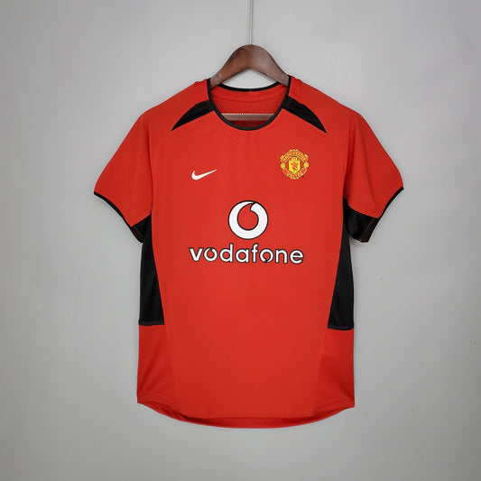 2002/2004 Retro Manchester United Home Football Shirt 1:1 Thai Quality