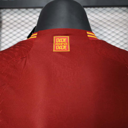 2023/2024 Player Version Roma Home Soccer Jersey 1:1 Thai Quality