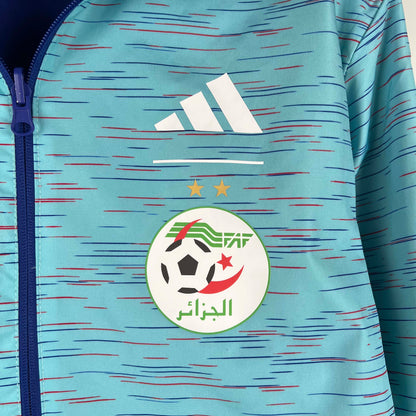 2023-2024 Algeria National Reversible Windbreaker Blue Soccer Jersey 1:1 Thai Quality