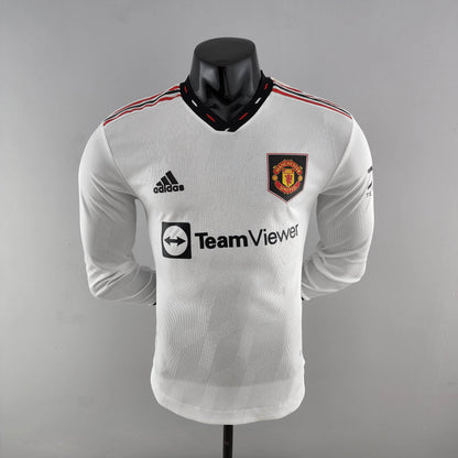 2022/2023 Long Sleeve Player Version Manchester United Away Football Shirt 1:1 Thai Quality