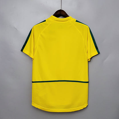 2002 Retro Brazil Soccer Jersey Home