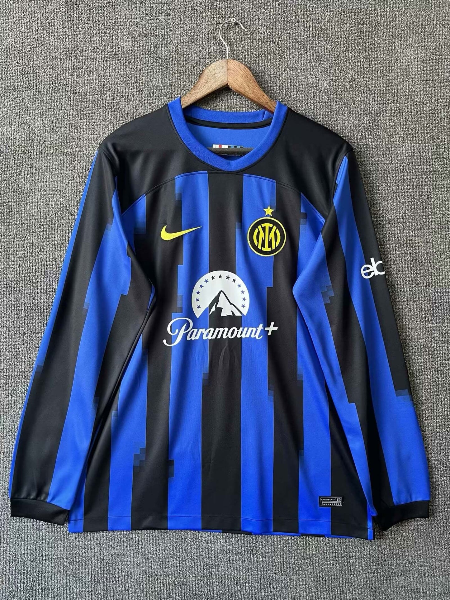 2023/2024 Long Sleeve Inter Milan Home Football Jersey1:1 Quality Thai