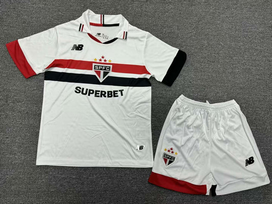 2024/2025 So Paulo Home Jersey 1:1 Thai Quality Kids Size