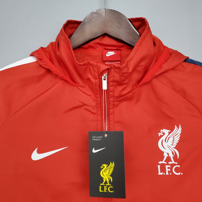 2021/2022 Liverpool Windbreaker Red Soccer Jersey 1:1 Thai Quality