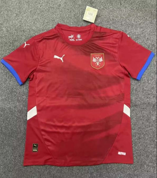 2024 Serbia National Team Home Football Shirt 1:1 Thai Quality