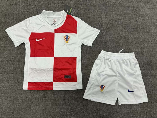 2024 Croatia National Team Home Football Shirt 1:1 Thai Quality Kids Size