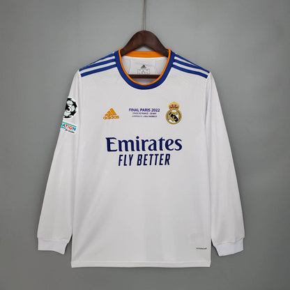 2021/2022 VINI JR.#20 Long Sleeve Real Madrid Home Final Edition Jersey