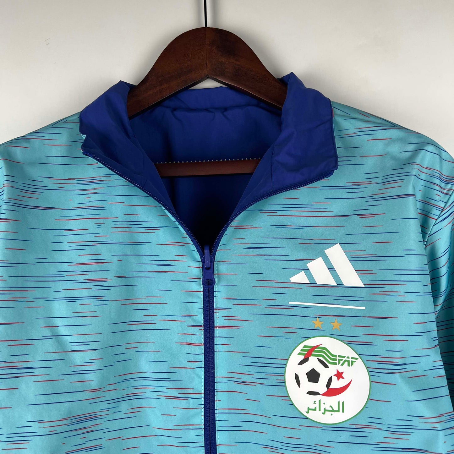 2023-2024 Algeria National Reversible Windbreaker Blue Soccer Jersey 1:1 Thai Quality