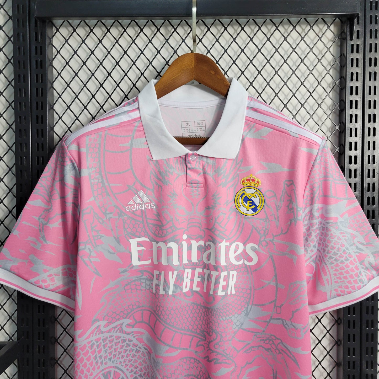 2023/2024 Real Madrid Chinese Dragon Pink Football Shirt