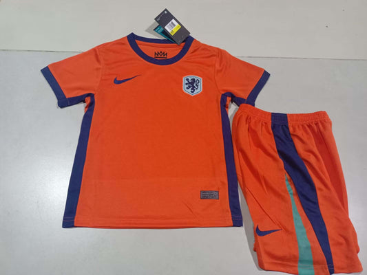 2024 Netherlands Home Football Shirt 1:1 Thai Quality Kids Size