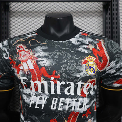 2023/2024 Player Version Real Madrid Special Edition Black Football Shirt 1:1 Thai Quality