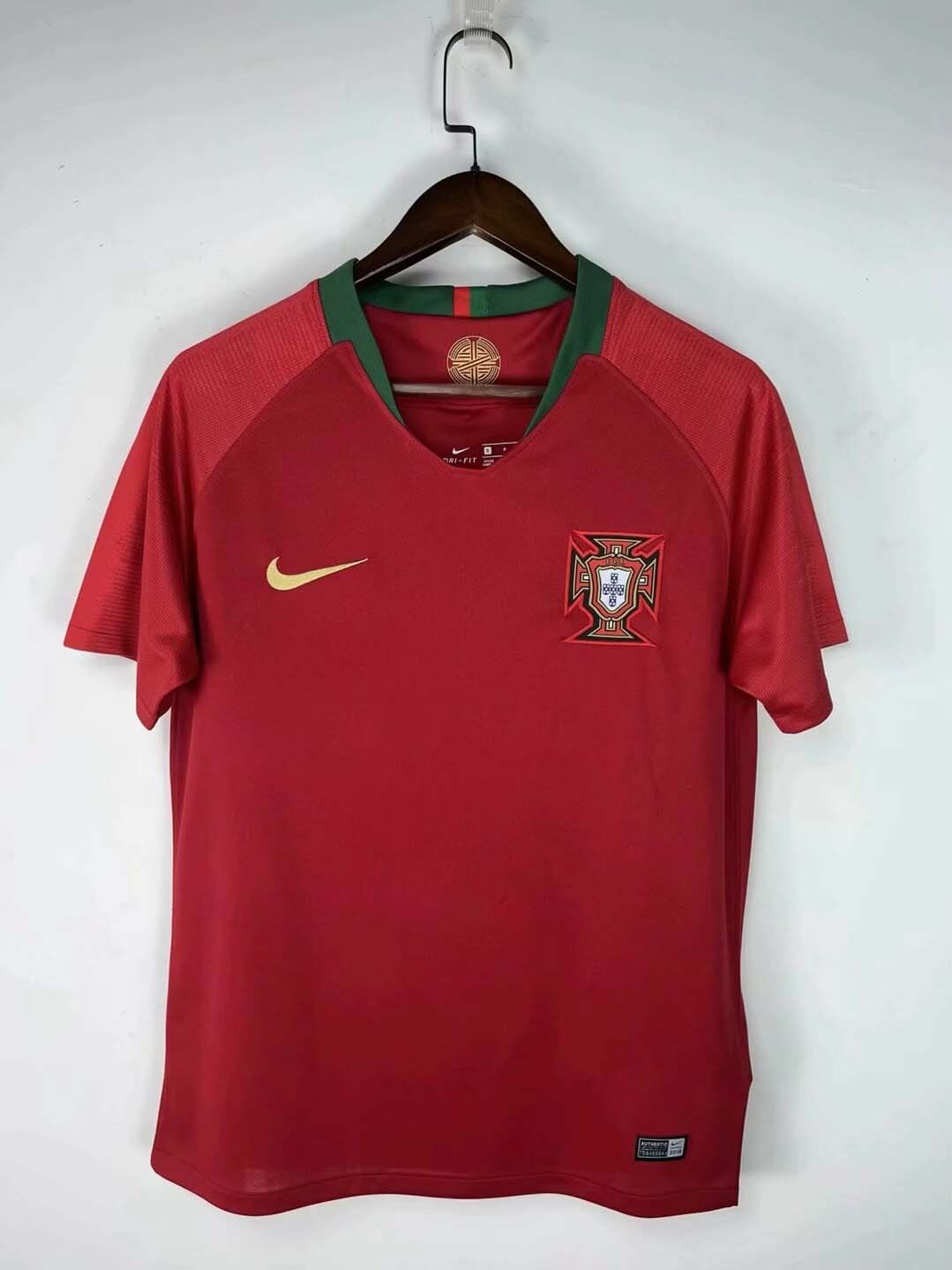 2018 Retro Portugal Home Football Shirt 1:1 Thai Quality