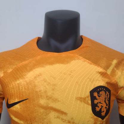 2022 FIFA World Cup Player Version Netherlands National Team Home Shirt