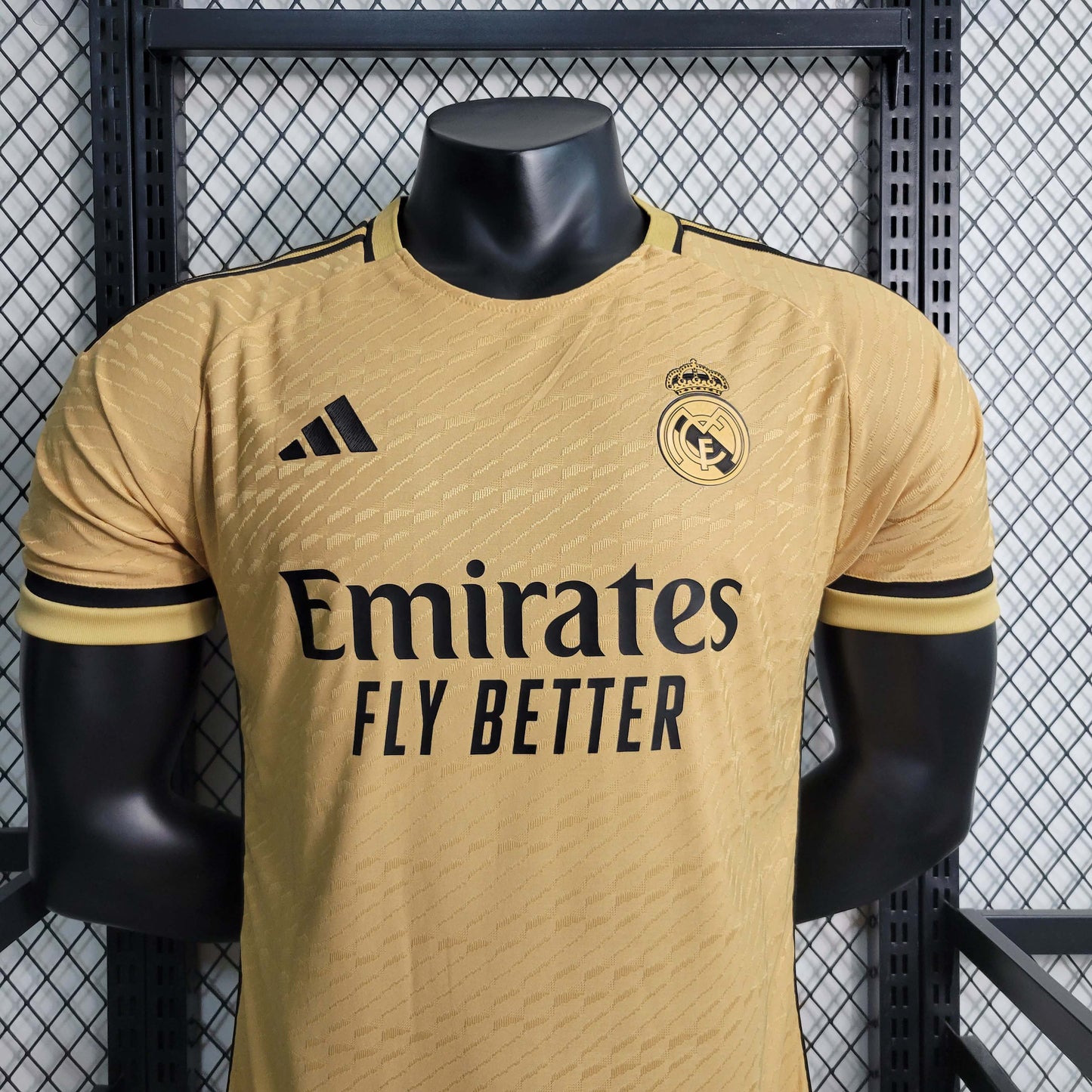 2023/2024 Player Version Real Madrid Special Edition golden Football Shirt 1:1 Thai Quality