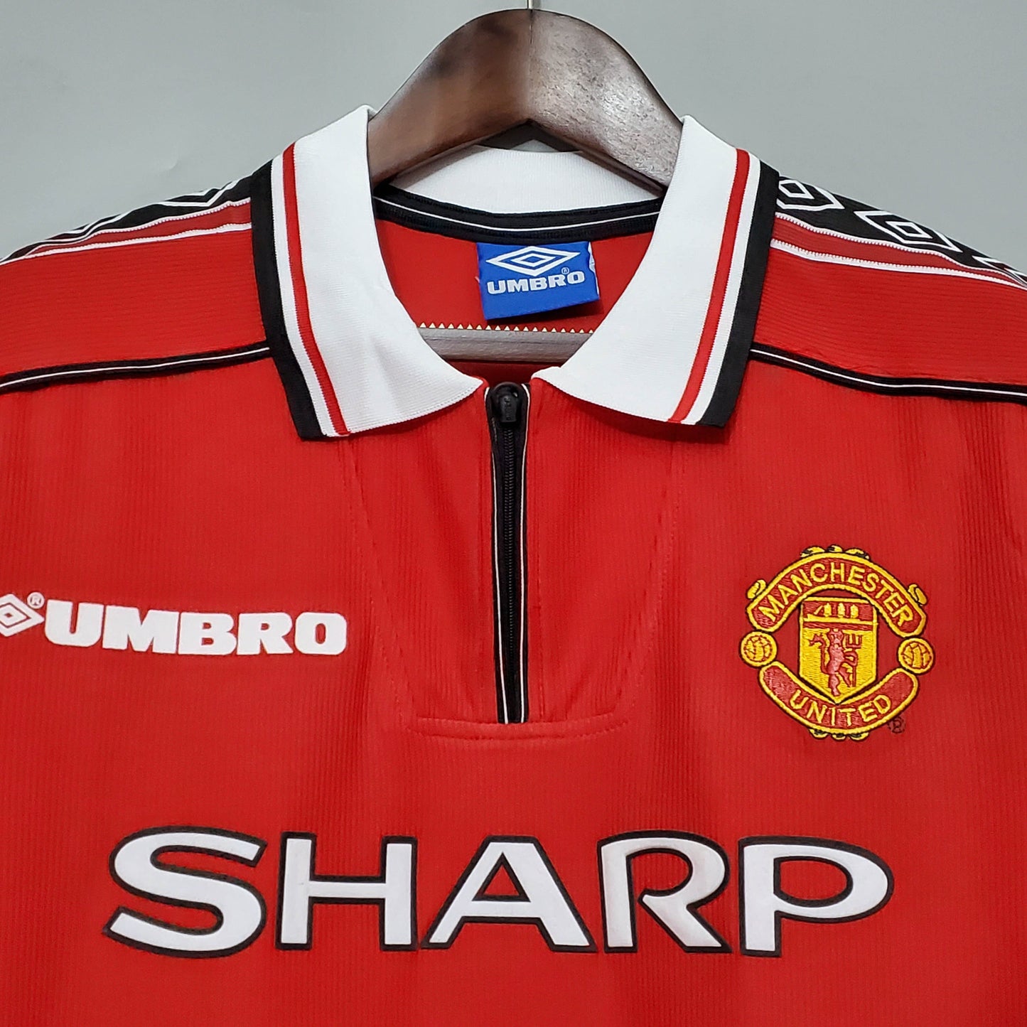 1998/1999 Retro Manchester United Home Football Shirt 1:1 Thai Quality