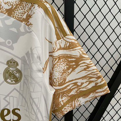 2023/2024 Real Madrid Golden white dragon Special Edition  Football Shirt1:1 Thai Quality