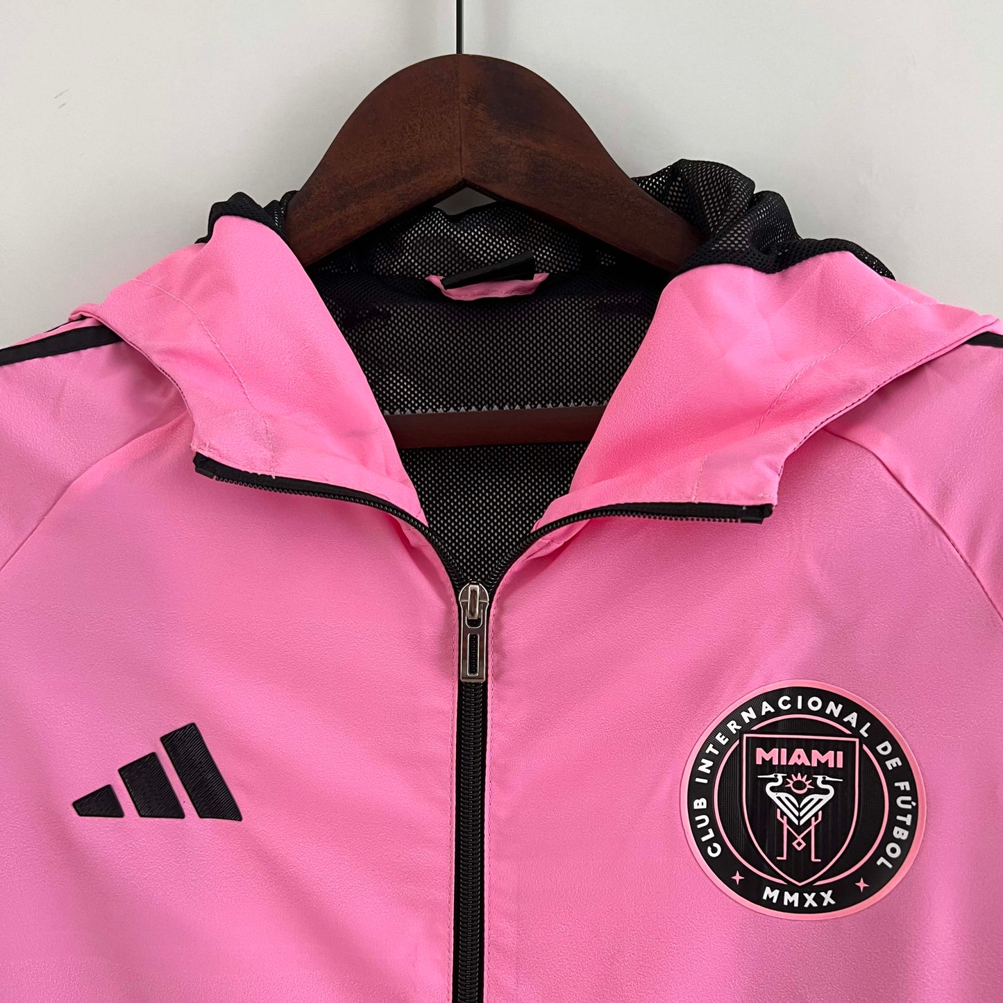 2023 Inter Miami Windbreaker （pink-black） Soccer Jersey 1:1 Thai Quality