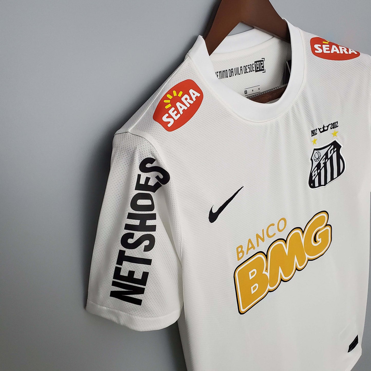 2012 Retro Santos Home Soccer Jersey