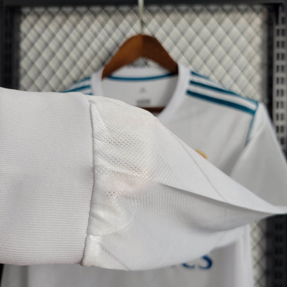 2017/2018 Retro Long Sleeve Real Madrid Home