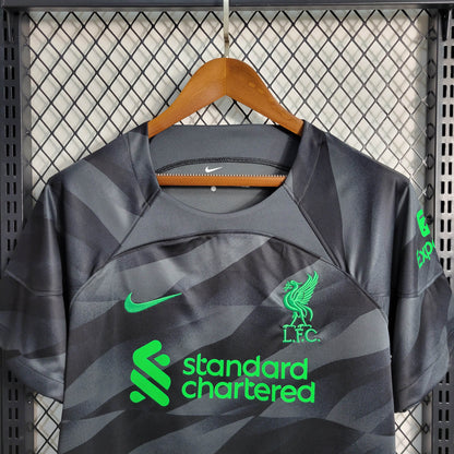 2023/2024 Liverpool Goalkeeper Black Soccer Jersey 1:1 Thai Quality