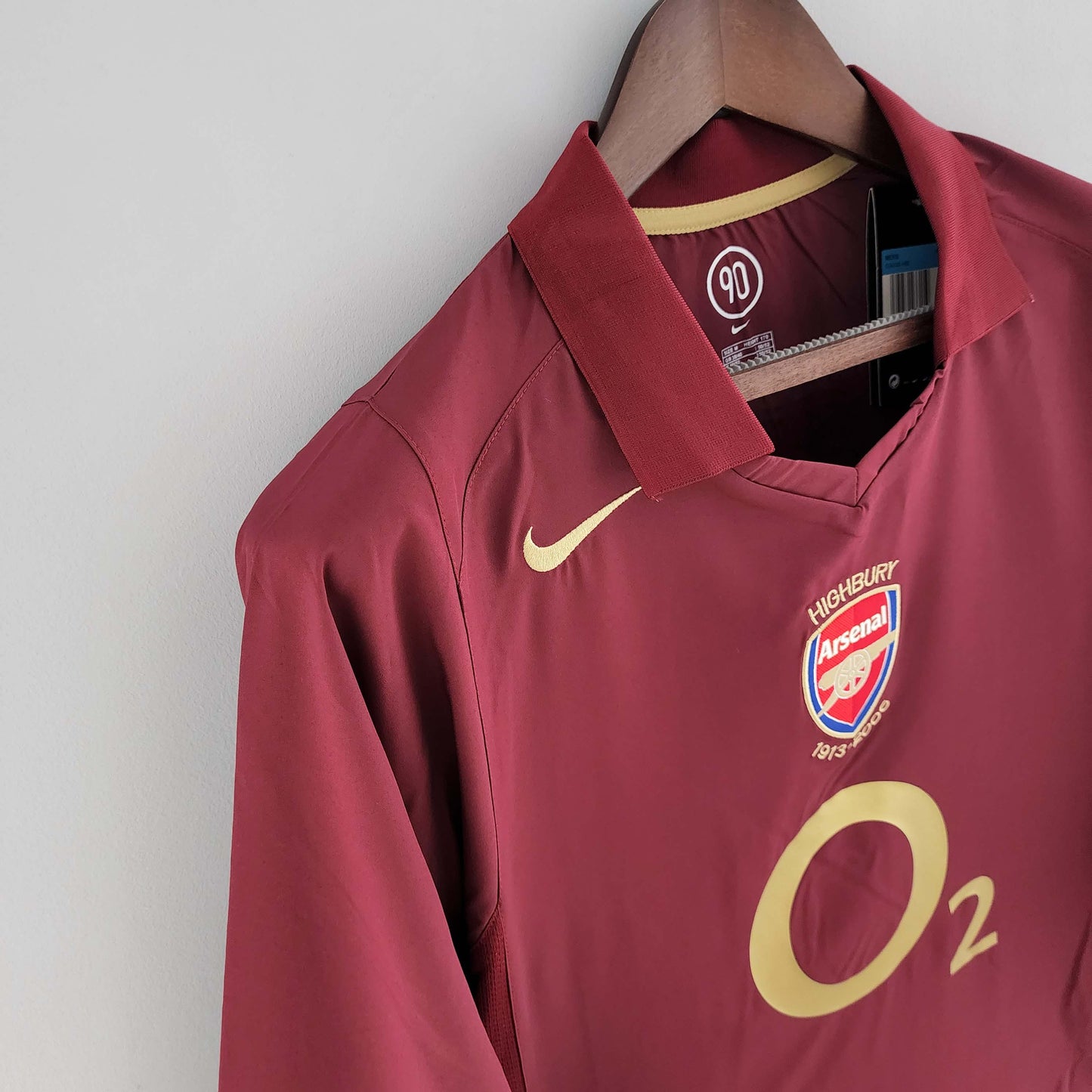 2005/2006 Retro Long Sleeve Arsenal Home Football Shirt 1:1 Thai Quality