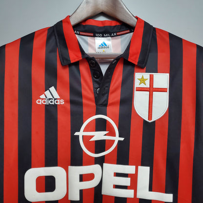 1999/2000 Retro AC Milan Home Football Shirt 1:1 Thai Quality