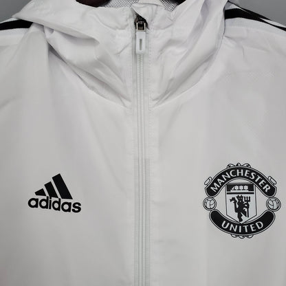 2021/2022 Manchester United Jersey Windbreaker White