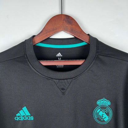 2017/2018 Retro Long Sleeve Real Madrid Away Football Shirt1:1 Thai Quality