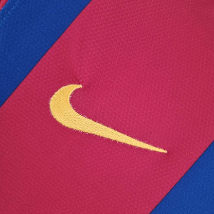 2010/2011 Retro Long Sleeve Barcelona Home Football Shirt 1:1 Thai Quality