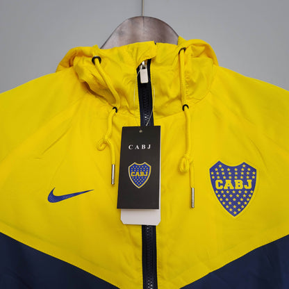 2021 Windbreaker Blue-Yellow Boca Juniors Jersey 1:1 Thai Quality