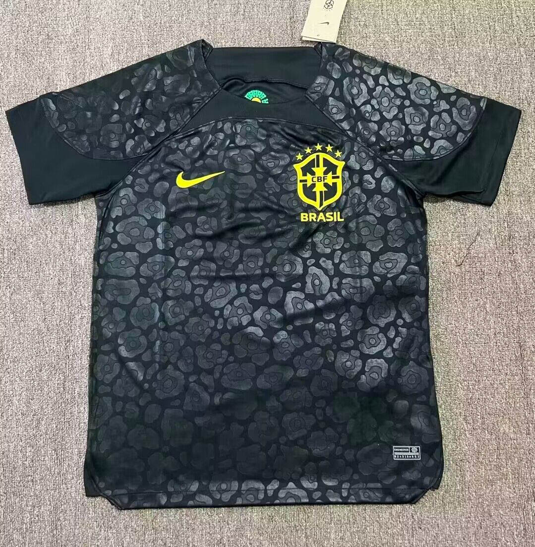 2022 Brazil Goalkeeper Jersey Black