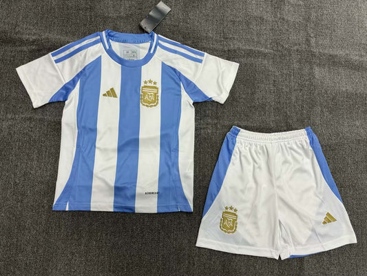 2024 Argentina National Team Home Football Shirt 1:1 Thai Quality Kids Size