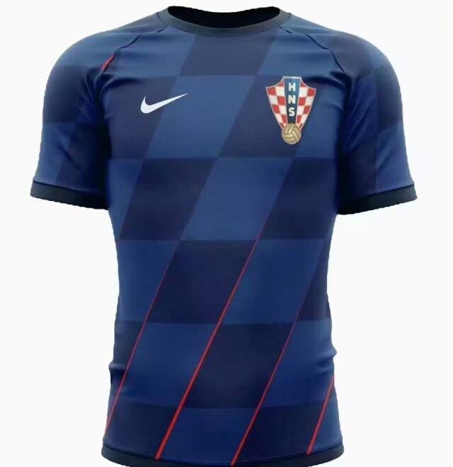 2024 Croatia National Team Away Football Shirt 1:1 Thai Quality