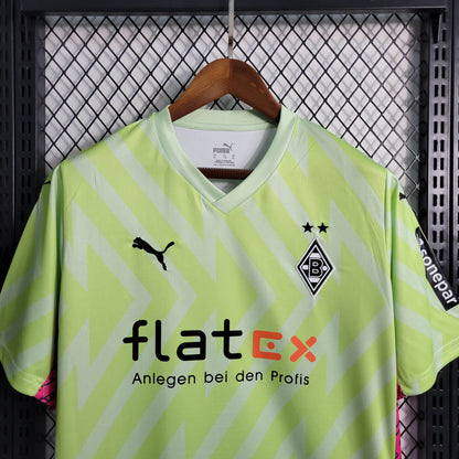 2023/2024 Borussia Mnchengladbach Goalkeeper Fluorescent Green Football Jersey 1:1 Thai Quality