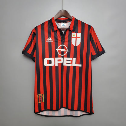 1999/2000 Retro AC Milan Home Football Shirt 1:1 Thai Quality