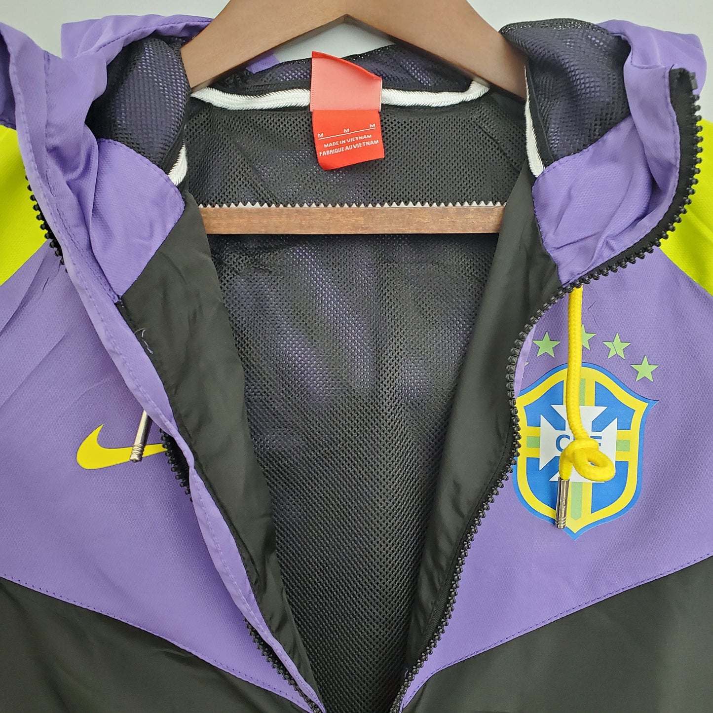 Brazil National Team Windbreaker Purple-Black