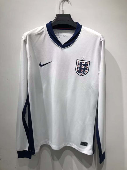 2024 Long Sleeve England Home Football Shirt 1:1 Thai Quality