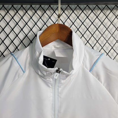 2023 Argentina Soccer Jersey Windbreaker white