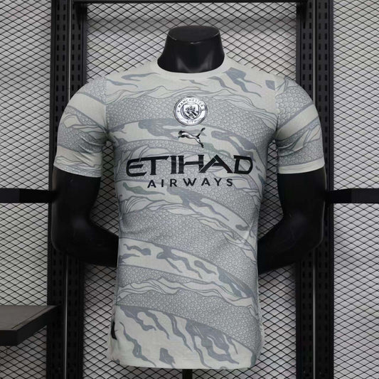 2023/2024 Player Version Manchester City Special Edition Grey Football Shirt 1:1 Thai Quality